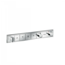 Hansgrohe RainSelect Thermostat for concealed installation for 4 functions with integrated shower holder