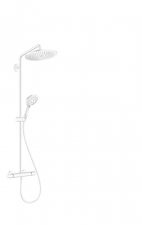 Hansgrohe Croma Select S Showerpipe 280 1jet with thermostat and hand shower Raindance Select S 120 3jet