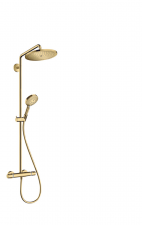 Hansgrohe Croma Select S Showerpipe 280 1jet EcoSmart with thermostat and hand shower Raindance Select S 120 3jet