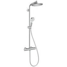 Hansgrohe Crometta S Showerpipe 240 1jet EcoSmart with thermostat