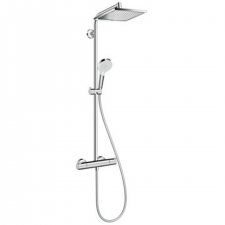 Hansgrohe Crometta E Showerpipe 240 1jet with thermostat