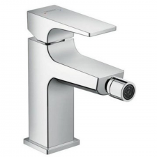 Hansgrohe Metropol Single lever bidet mixer with lever handle and push-open waste set