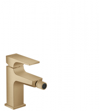 Hansgrohe Metropol Single lever bidet mixer with lever handle and push-open waste set