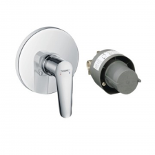 Hansgrohe Logis E Single lever shower mixer set for concealed installation