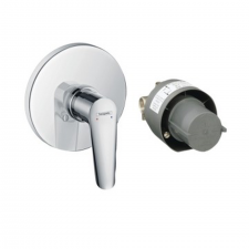 HG Logis E shower mixer conc.set chrome