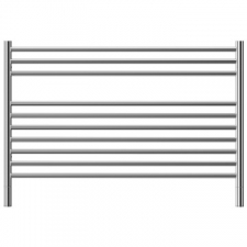 Jeeves - Classic K Straight Heated Towel Rail 1200x690mm Polished Stainless Steel