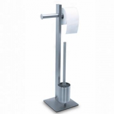 Zack - Fresco Toilet Butler 705 x 190 x 190mm Brushed Stainless Steel