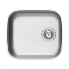 Single Bowl Undermount Sink, 90 waste fitting