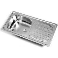 860 x 435 Single End Bowl Inset Sink
