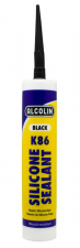 Alcolin K86 Mould Resistant Silicone Sealant Black - 280ml