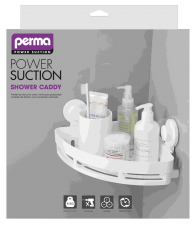 SUCTION CORNER SHOWER CADDY