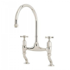 Perrin & Rowe Ionian Bridge Mixer with Crosshead Handles