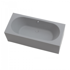 Rossco Cube Bath - Concrete Grey 1800*800*600mm