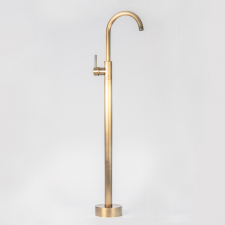 Free Standing Bath Faucet - Antique Bras