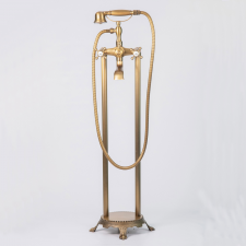 Rossco Free Standing Bath Mixer - Antique Brass (Cobra Fittings)