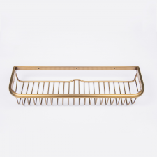 Rossco Long Basket - Antique Brass