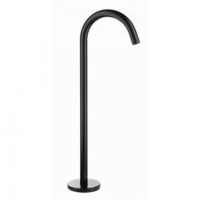 Stunning free standing bath spout - black - 750mm