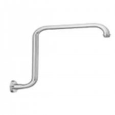 Stunning shower arm raised chrome - 400mm