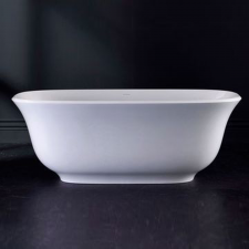 V&A Amiata Bath - no overflow - Matt White