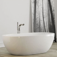 V&A Barcelona Bath 180 x 87 cm - Matt White