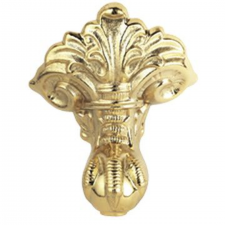 V&A Shropshire metal feet, polished brass