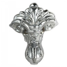 V&A Shropshire metal feet, polished chrome