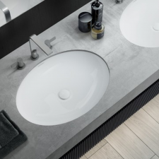 Kaali 65 undermount basin with overflow