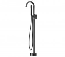 Satin Gunmetal Round F/S Bath Mixer